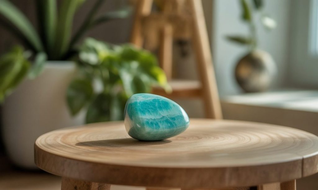 découvrez les vertus spirituelles de l'amazonite et ses bienfaits en lithothérapie. pierre apaisante, l'amazonite favorise l'équilibre émotionnel, la communication et la confiance en soi.