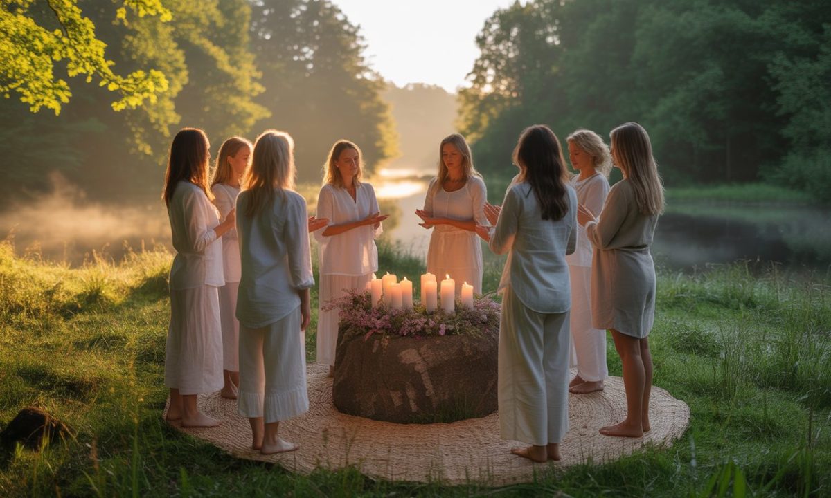 participez à une retraite spirituelle spécialement dédiée aux femmes et reconnectez-vous à votre féminin sacré. profitez d’un moment unique d’introspection, de rituels et de partage pour vous recentrer, vous ressourcer et éveiller votre énergie féminine.